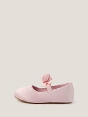 Monsoon Pink Baby Rosette Walker Shoes - Image 1 of 3
