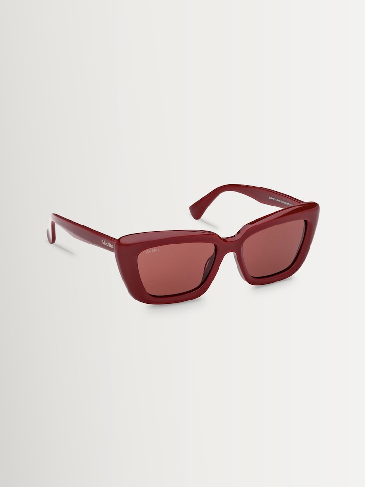 Max Mara Red Acetate Sunglasses - Image 1 of 8