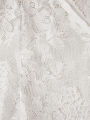 Monsoon White Lola Lace Short Sleeve Cover Up - Image 3 of 3