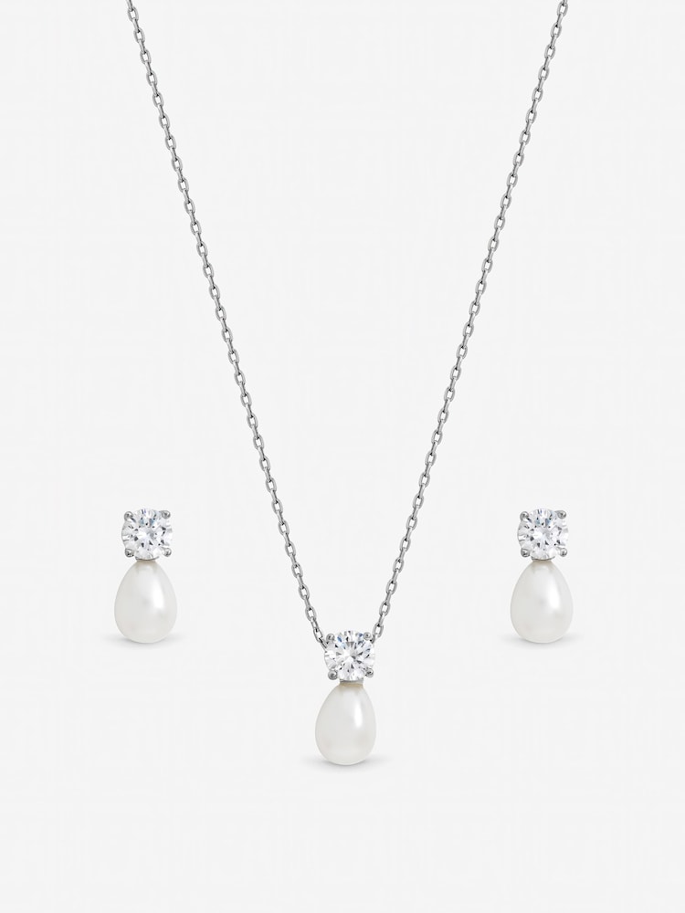 علبة هدية طقم زفاف Tone بكريستال ولؤلؤ من Jon Richard - Image 1 of 3 علبة هدية طقم زفاف Tone بكريستال ولؤلؤ من Jon Richard - Image 1 of 3