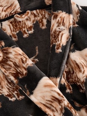 Grey Hamish the Highland Cow Cosy Dressing Gown - Image 12 of 12
