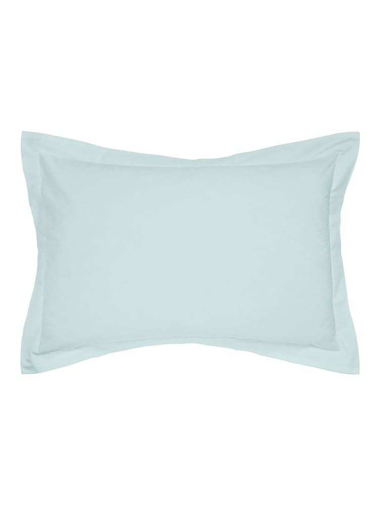 Helena Springfield Set of 2 Duck Egg Easy Care Oxford Pillowcases - Image 1 of 2 Helena Springfield Set of 2 Duck Egg Easy Care Oxford Pillowcases - Image 1 of 2