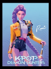 Pyramid International Blue K-Pop Demon Hunters Rumi Framed Print - Image 2 of 3