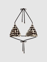 Atelier Animal-Print Reversible Bikini Top - Image 2 of 3