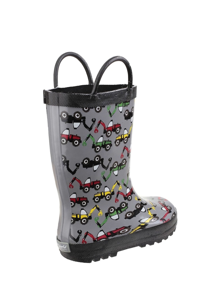 Cotswolds Grey Puddle Waterproof Pull On Boots - Image 2 of 5