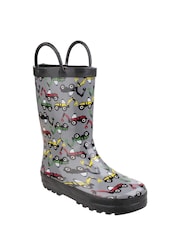 Cotswolds Grey Puddle Waterproof Pull On Boots - Image 3 of 5