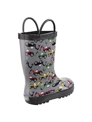 Cotswolds Grey Puddle Waterproof Pull On Boots - Image 4 of 5