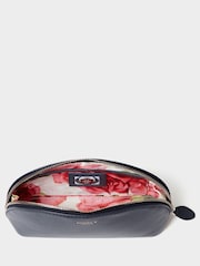 Osprey London Blue The Tilly Leather Make Up Bag - Image 3 of 3