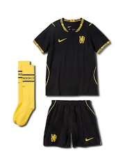 Nike Black Chelsea FC 2026/27 Stadium Away  Football Kit 3 Piece - Image 9 of 12