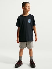 Nike Black FC Barcelona Premier Graphic T-Shirt - Image 1 of 5