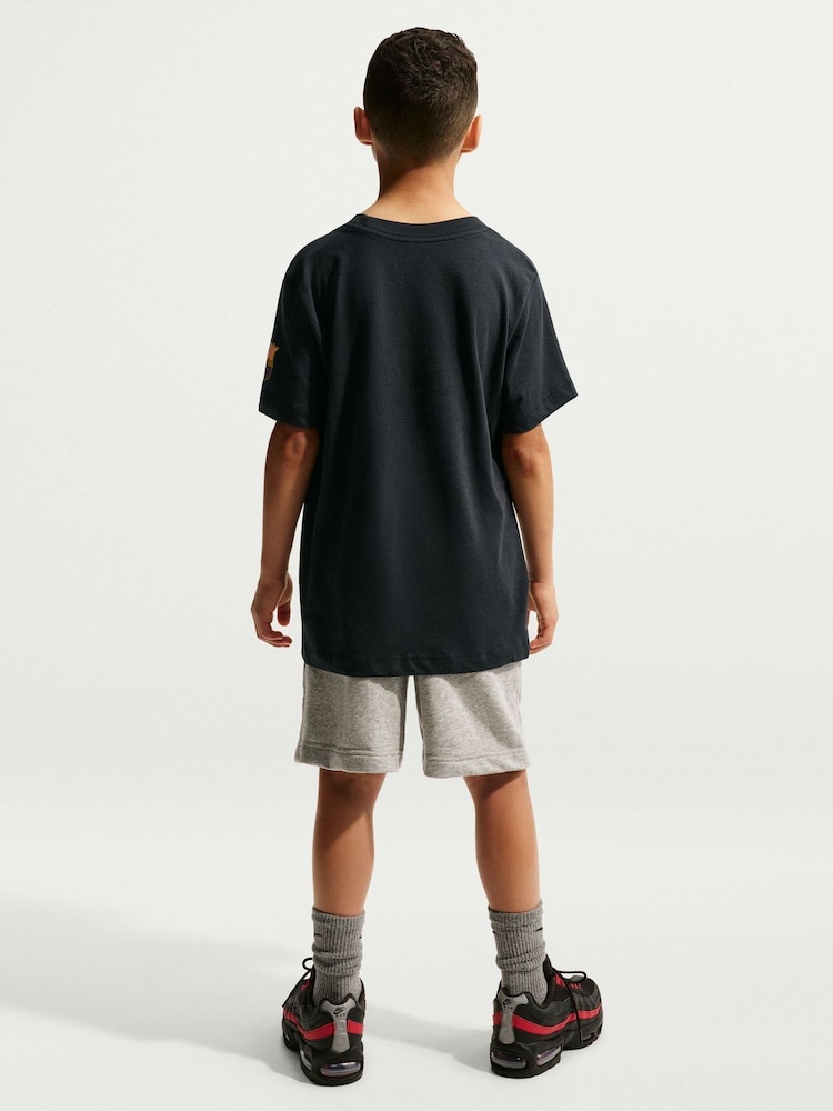 Nike Black FC Barcelona Premier Graphic T-Shirt - Image 2 of 5