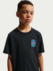 Nike Black FC Barcelona Premier Graphic T-Shirt - Image 3 of 5