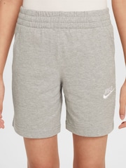 Nike Grey Heather Sportswear Club Shorts - Image 3 of 9