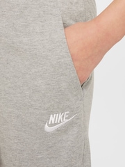 Nike Grey Heather Sportswear Club Shorts - Image 6 of 9