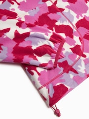 Gym + Coffee Dark Pink Snap Polar Fleece - Image 8 of 10