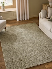 Sage Green Bobble Effect Rug - Image 1 of 5