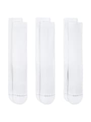 Nike White Everyday Elevated Sport Crew Socks 3 Pack - Image 2 of 4
