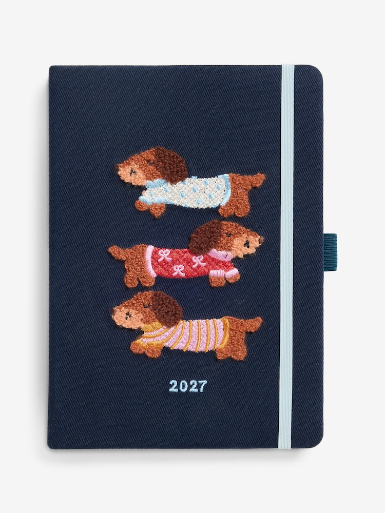 Navy Sausage Dogs 2027 A5 Planner Diary - Image 4 of 4 Navy Sausage Dogs 2027 A5 Planner Diary - Image 4 of 4