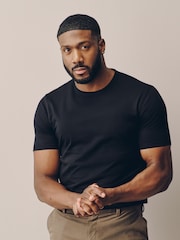 Black Motionflex Muscle Fit T-Shirt - Image 1 of 9