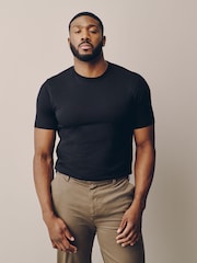 Black Motionflex Muscle Fit T-Shirt - Image 3 of 9