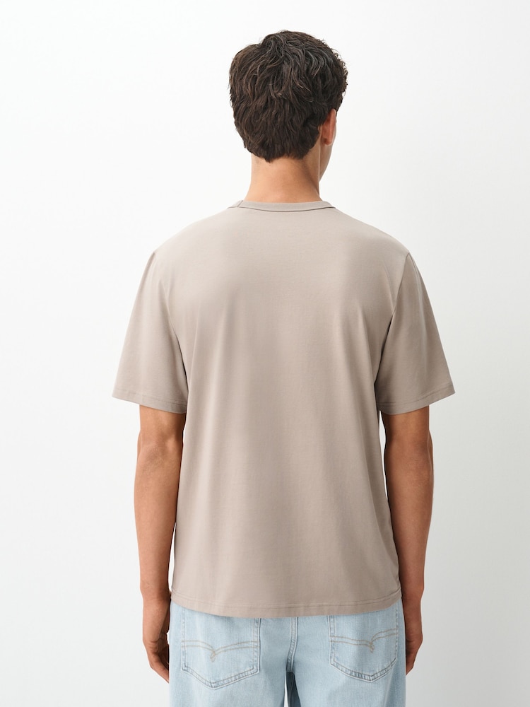 Stone Regular Fit Cotton Stretch T-Shirt - Image 2 of 5