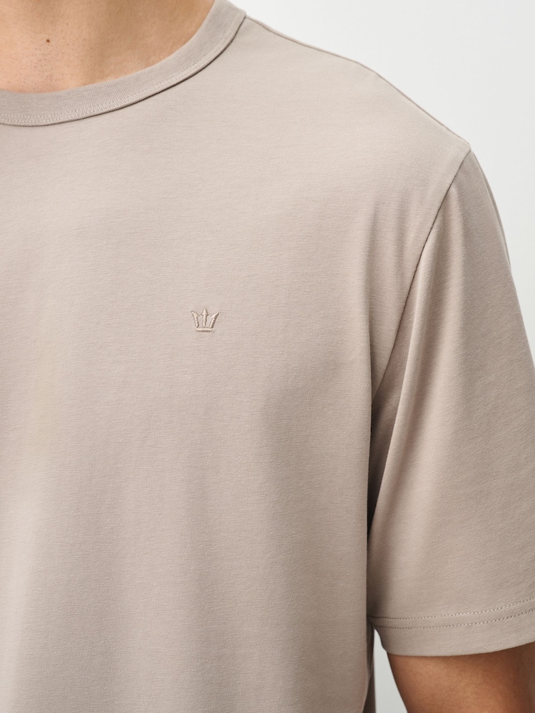 Stone Regular Fit Cotton Stretch T-Shirt - Image 5 of 5
