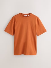 Blue/Grey Marl/Orange Regular Fit T-Shirts 3 Pack - Image 6 of 9