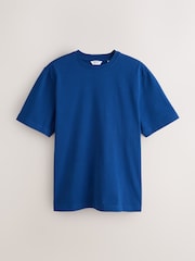 Blue/Grey Marl/Orange Regular Fit T-Shirts 3 Pack - Image 7 of 9