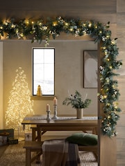 Green Artificial Light Up Christmas Garland - Image 1 of 6