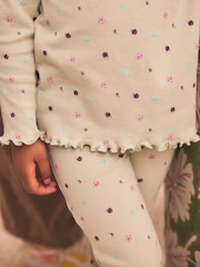 أرجواني/أخضر - حزمة من 3 بيجامات دافئة (9 شهور-12 سنوات) - Image 5 of 13