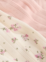 Pink Pointelle Jogger Pyjamas 2 Pack (9mths-12yrs) - Image 12 of 14