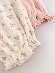 Pink Pointelle Jogger Pyjamas 2 Pack (9mths-12yrs) - Image 14 of 14