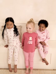 Pink/Blue Snuggle Pyjamas 3 Pack (9mths-12yrs) - Image 3 of 15