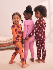 Purple Snuggle Pyjamas 3 Pack (9mths-12yrs) - Image 3 of 14