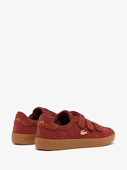 Lacoste Brown Lacoste Baseshot Pro Trainers - Image 3 of 7
