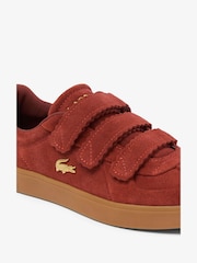 Lacoste Brown Lacoste Baseshot Pro Trainers - Image 6 of 7