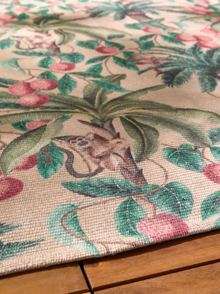 Furn Monkey Palm unutrašnji/spoljni Podna prostirka na otvorenom - Slika 3 od 3