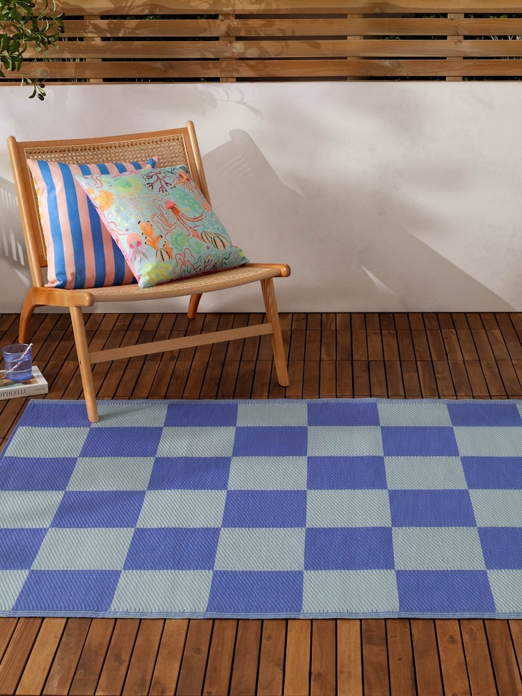 Furn チェッカーボード アウトドアラグ - 画像 1 / 7