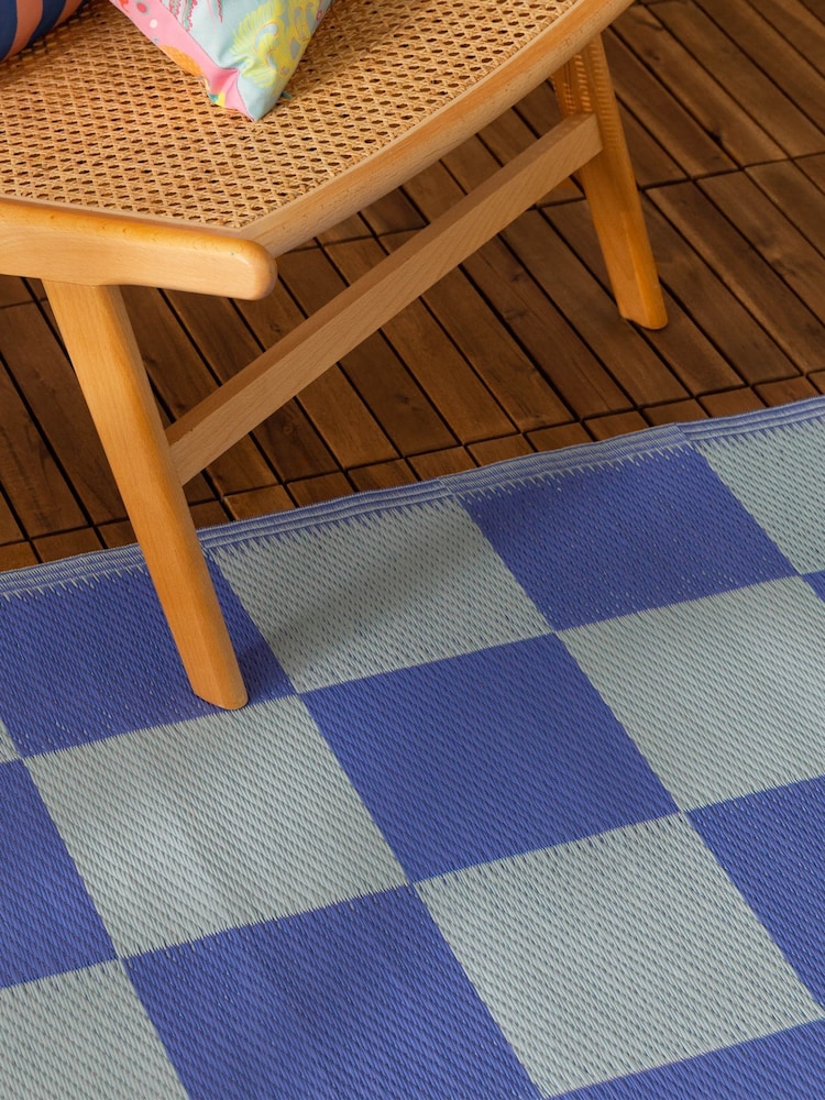 Furn チェッカーボード アウトドアラグ - 画像 2 / 7