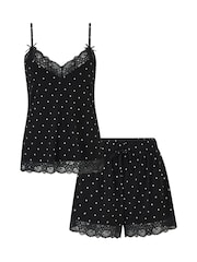 Pour Moi Sofa Loves Lace Jersey Cami and Short Pyjamas Set - Bild 4 von 4