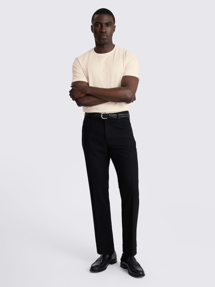 MOSS Ecru Crew Neck T-Shirt - Image 2 of 4