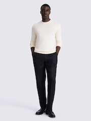 MOSS Off-White Cotton Crew Neck Jumper - Image 2 of 4