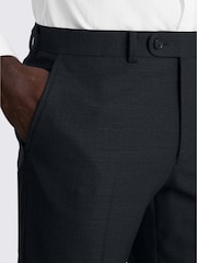 MOSS Blue Performance Tailored Fit Puppytooth Suit Trousers - Image 3 of 3