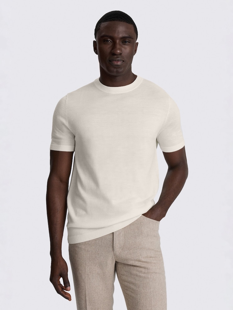 Υπόλευκο - MOSS Merino T-Shirt - Εικόνα 1 από 4