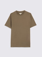 MOSS Dark Taupe Crew Neck T-Shirt - Image 4 of 4