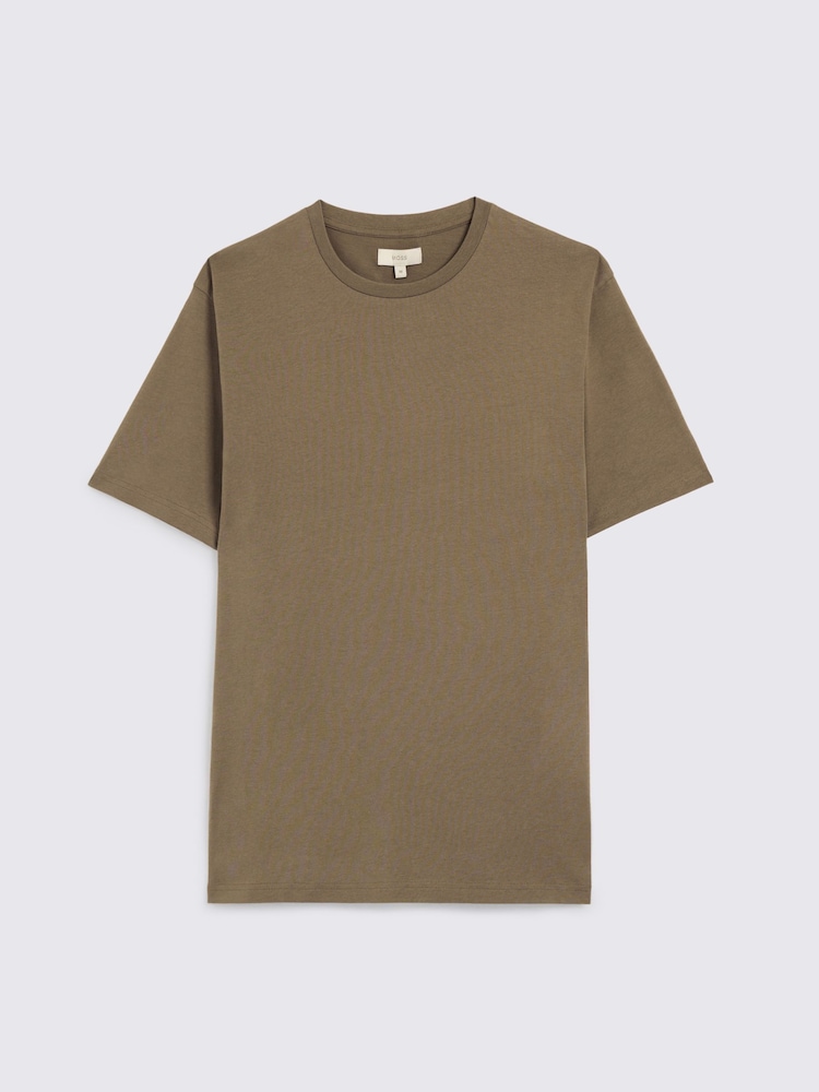 MOSS Dark Taupe Crew Neck T-Shirt - Image 4 of 4