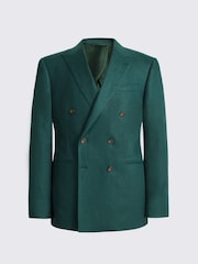 MOSS Emerald Slim Fit Twill Linen Suit Jacket - Image 5 of 5
