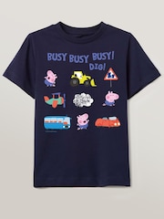 Brands In Blue Peppa Pig Busy T-Shirt - Image 1 of 3