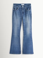 Rag & Bone Cosmos Miramar Dahlia Ponte Kick Flare Jeans - Image 1 of 1