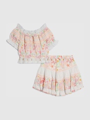 River Island Under The Sea Frill Top & Rara Skirt Set - Bild 1 von 5